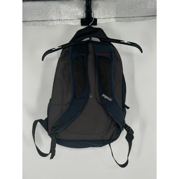 jansport airlift 1.0 backpack JanSport Cool Student Backpack Black Logo Airlift Adjustable Shoulder Straps